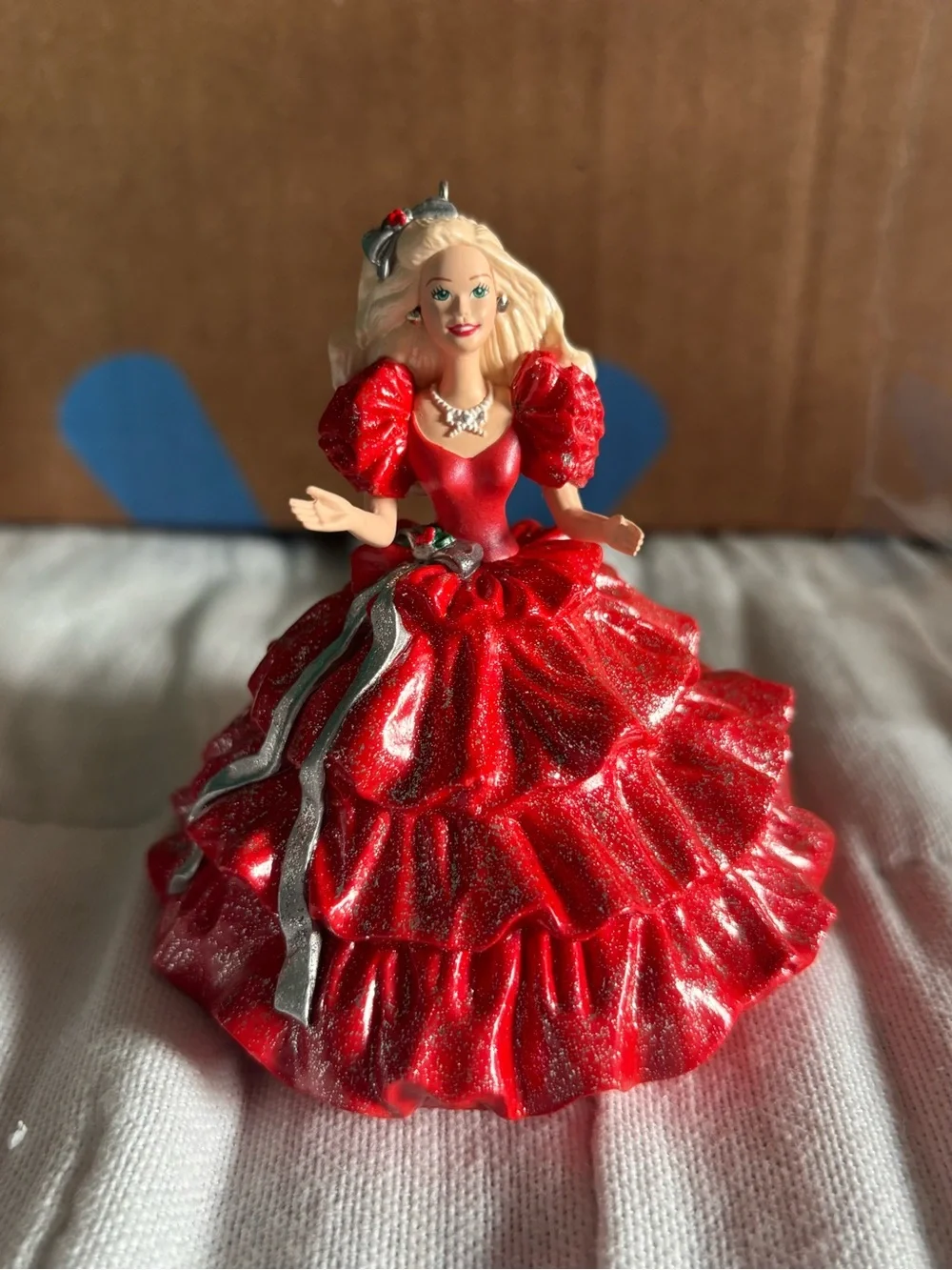 Hallmark Keepsake Ornament 1988 Happy Holiday Barbie Doll 1996 Club Edition 1st.